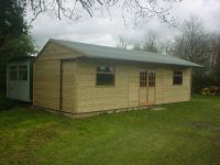36 x 12 Cricket Pavilion - used by local cricket club as changing room. 