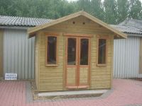 9 x 7 Craft Cabin - Is the baby in the Summer Room range. Starting as a supply only unit, and featuring plain doors and windows.